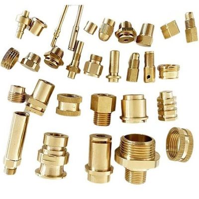Quality  Mechanical HPb63 H68 Copper CNC Brass Parts Adapters Turned Service factory