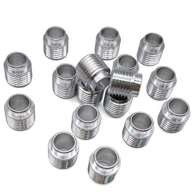Quality  CNC Turning Thread Male To Female NPT Adapter Swivel Fittings Parts 3/8" factory
