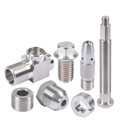 Quality  Custom Turned CNC Stainless Steel Parts Connectors Rapid Metal Prototyping factory